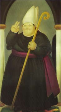fernando vii Painting - Bishop Fernando Botero